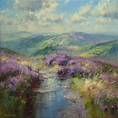 REX PRESTON - view from burbage moor, derbyshire